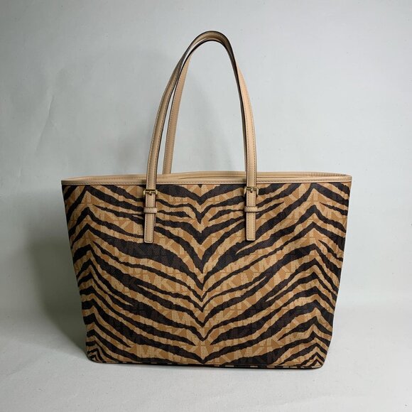 Large Michael Kors zebra-pattern tote - Picture 2 of 8